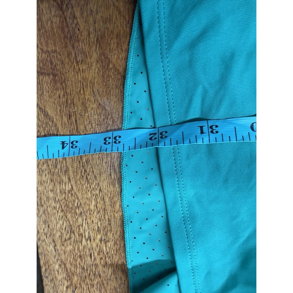 All in Motion Women's Extra Large Green Athletic Dress Tennis Golf Mini Zip Top - Picture 6 of 10